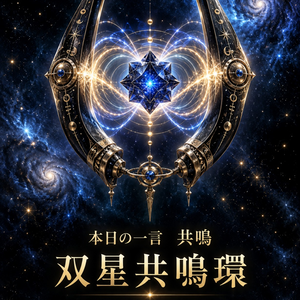 【一点物神器】双星共鳴環｜想いと可能性を響かせる宇宙神器｜MDX-20260914-01