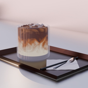 Iced Latte 3D Model 缩略图 2