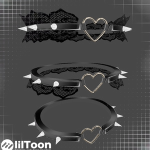 [3D Accessories] FREE Dark Heart Choker
