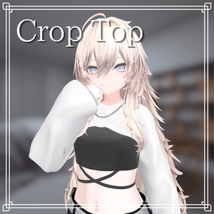【VRC想定】Cropped Top