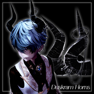 Duskram Horns [Universal Avatar Compatible Accessory]
