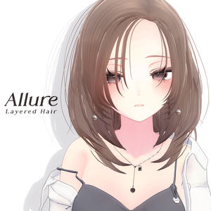 Allure Layered Hair【7アバター対応】