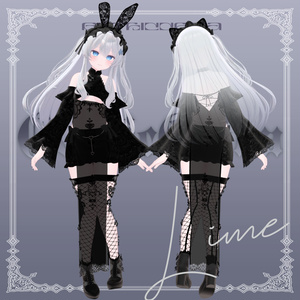 【9アバター対応】GothicChina【VRChat】 缩略图 8