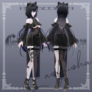 【9アバター対応】GothicChina【VRChat】 缩略图 11