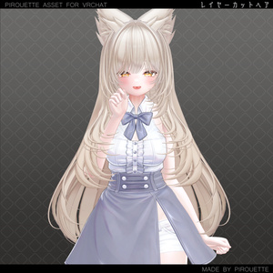 【17アバター対応】Layer Cut Hair【VRChat】 缩略图 3