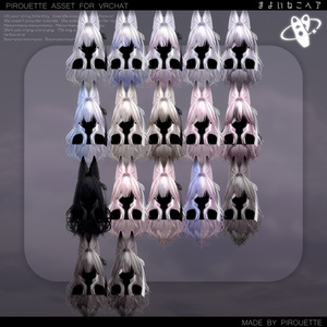 【14アバター対応】まよいねこヘア【VRChat】 缩略图 5