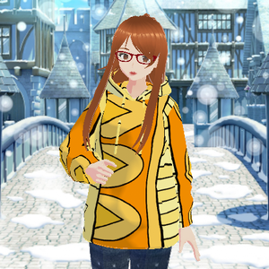 Yellow Winter Hoodie