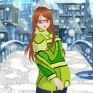 Green Winter Hoodie