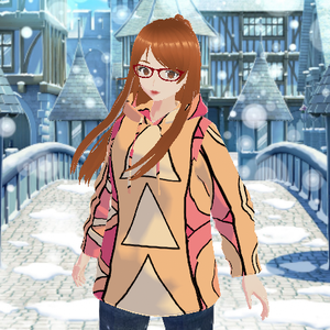Peach Winter Hoodie