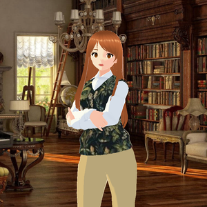 Victorian Themed Vest - Green