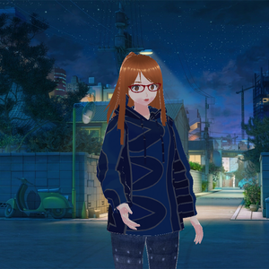 Incremental Blue Hoodie