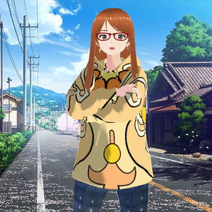 Orange/Yellow Boho tile Hoodie