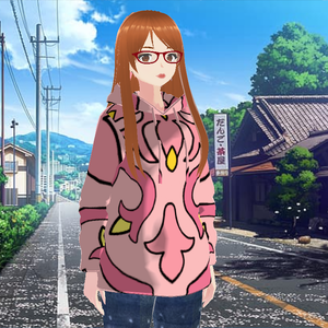 Pink/Yellow Boho tile Hoodie