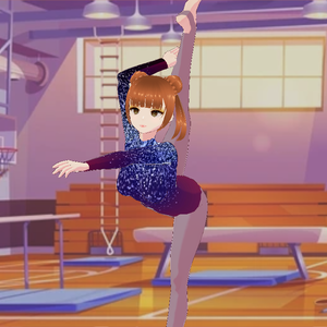 Gymnast Blue