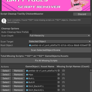 Missing Script Remover