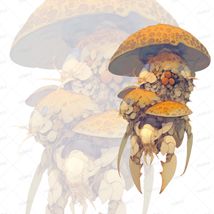 【神話生物】腐海より這い出る者_立ち絵透過