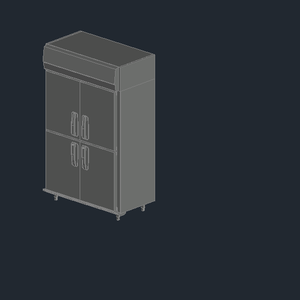 厨房冷蔵庫　revit2021 rfa dwg fbx