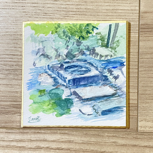 姫・豆色紙『若葉の井の頭 お茶の水』