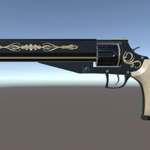【3Dモデル】8inch 357Mag Revolver