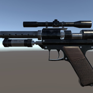 【3Dモデル】WR-18 Light Blaster Pistol