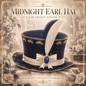 夜藍の伯爵 — Midnight Earl｜英国風ミニトップハット