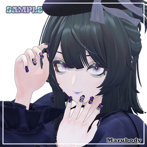 【VRCHAT】🌈GOOD 4 U🌈 デコラ風ネイル【11アバター対応】 缩略图 13