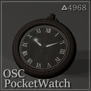【アバターギミック】OSC Pocket Watch 【木の懐中時計】 缩略图 2