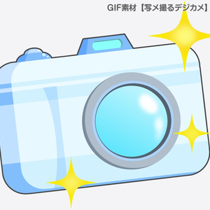 GIF小物素材＿【写メ撮るデジカメ】