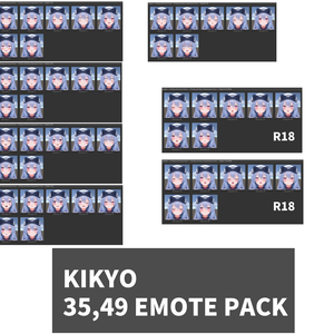 桔梗[Kikyo] 3.0 SDK用 35,49個 表情 パッケージ [35,49 Face Emote Package]