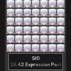 28,42 Face Emote Package for Sio [Sio] 3.0 SDK, VCC [28,42 Face Emote Package].