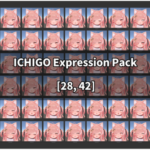 イチゴ [ICHIGO] 28,42個 表情 パッケージ [28,42 Face Emote Package]