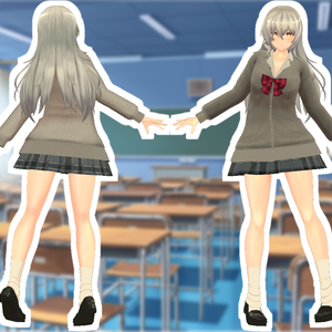 【スキニング済み】Failure専用　スクールカーディガンセット
