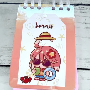 サマーなエルくんプラリング綴じメモ帳