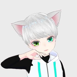 VRoidモデル：白猫くん