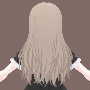 【VRoid】ウェーブロングヘアー【hair preset】