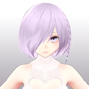【VRoid】編み込み付きショートボブ【β版】