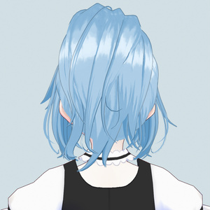 【VRoid正式版】ポニーテール2【ヘアプリセット】