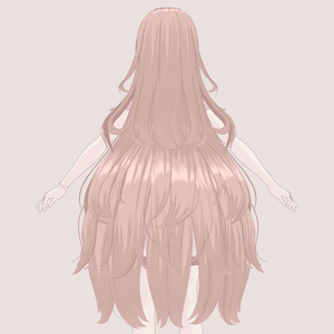 【VRoid】ロングヘア4【ヘアープリセット】