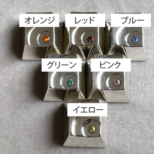 （訳あり品）スターリングシルバーキーキャップ - Ripple