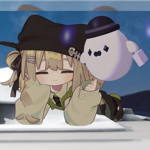 【発売記念セール中/27日まで】もちもちおばけれいる【VRC向けペットギミック】 #Lana_Puff 缩略图 6
