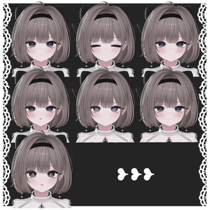 [ milltina対応 ] doll make up & face animation 🖤 缩略图 4
