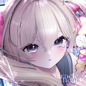 [ Urara & Chocolat Compatible ] Milracle heart make up & eye texture
