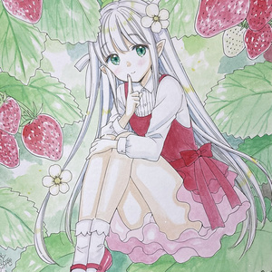 サイン色紙D『大熊まい』 | pixiv WAEN GALLERY