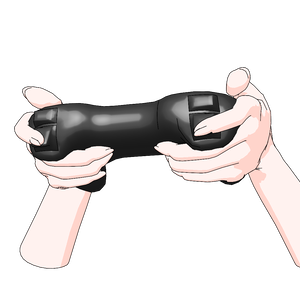 ゲームパッド+手素材