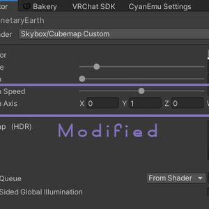 Modified Unity Skybox Shaders