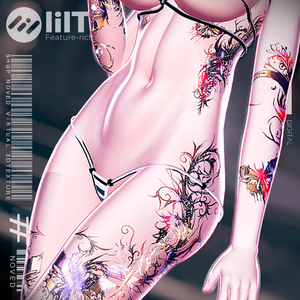 【Midnight Gold/深夜の黄金】15 avatars 4K textures/13体のアバター用4KテクスチャHD