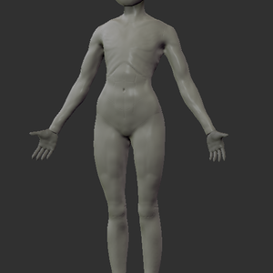 Zbrushcore　フィギュア用ベースモデル　01