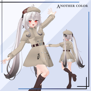 [VRCHAT] Maya Cape Dress Coat・舞夜 ケープドレスコート 缩略图 3