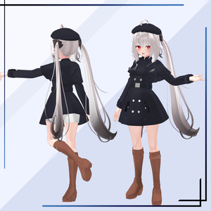[VRCHAT] Maya Cape Dress Coat・舞夜 ケープドレスコート 缩略图 2