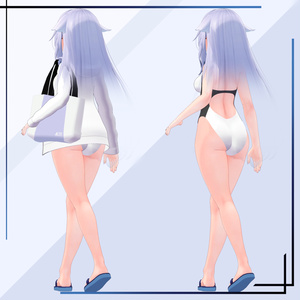 [VRCHAT]Kikyo Jacket & Swim suit・桔梗 ジャケット& 水着 缩略图 3